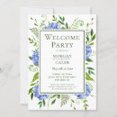 Search for welcome dinner invitations Blue
