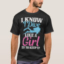Search for funny scuba diving tshirts Cat