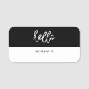 Search for dry erase name tags Modern