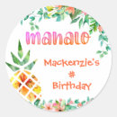 Search for hawaiian floral stickers Pineapple