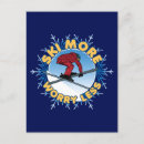 Search for winter fun postcards Skier