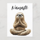 Search for yoga postcards Sloth
