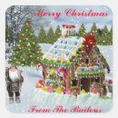 Search for gingerbread house stickers Winter