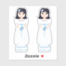 Search for big eye girl stickers Blue