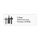 Search for graveyard return address labels Cemetery