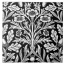 Search for black damask pattern tiles William morris