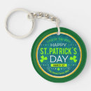 Search for happy st patrick keychains Shamrock