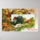 Search for wild turkeys posters Autumn