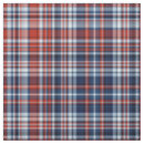 Search for red white and blue plaid fabric Vintage