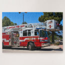 Recherche de camions pompiers puzzles Camion d'incendie