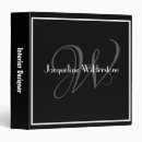 Search for classy presentation folders Monogrammed