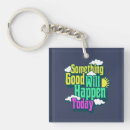 Search for positive reminder keychains Good vibes