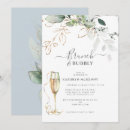 Search for dusty blue and gold invitations Greenery