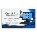 Search for computer technician business cards Technology