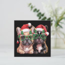 Search for french bulldog christmas cards Festive