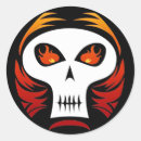 Search for flaming skull stickers Punk