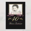 Recherche de photo 40ans anniversaire invitations Pour elle
