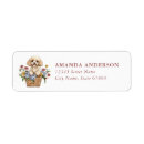 Search for flower basket return address labels Cute