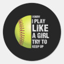 Search for fastpitch softball stickers Cute