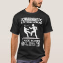 Recherche de ingénieur industriel tshirts Électricien