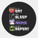 Recherche de sleep stickers Anime