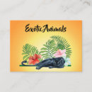 Recherche de animaux exotiques cartes visite Animal