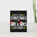 Search for our first married christmas cards Couples