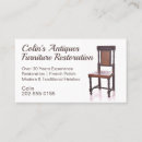 Recherche de meubles antiques cartes visite Réparation