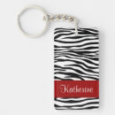 Search for monogram zebra keychains Initial