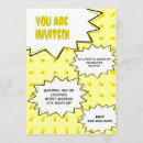 Recherche de generic invitations Bande dessinée