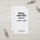 Search for swing business cards Dance