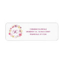 Search for whimsical floral return address labels Bohemian