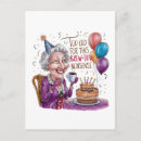 Search for funny old lady birthday invitations Cute nana birthday