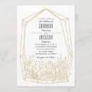Search for succulent wedding invitations Gold