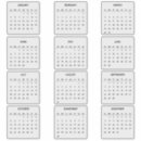 Search for mini calendar stickers Monthly