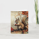 Search for squirrel note cards Autumn