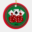 Search for dice ornaments Red