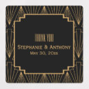Search for great gatsby wedding stickers Thank you