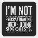 Search for procrastinate stickers Quests