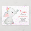 Recherche de elephant 1st birthday invitations Fille