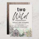 Search for two wild boy birthday invitations Forest