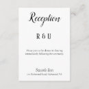 Search for classy dinner invitations Black and white