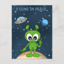 Search for peace sign postcards Alien