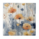 Search for blue and orange tiles Flowers