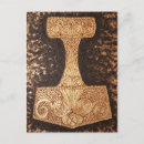Recherche de mjolnir cartes postales Asatru