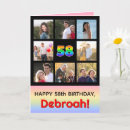 Search for 58th birthday cards Fifty eighth birthday