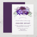 Search for plum bridal shower invitations Elegant