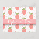 Recherche de rose fraise cartes postales Motif