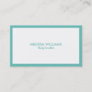 Recherche de bu cartes visite Minimaliste
