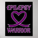 Search for epilepsy purple ribbon posters Warrior